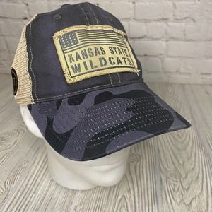 Colosseum Operation Hat Trick Kansas State Wildcats Snapback Trucker Hat Camo